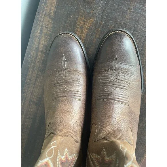 Tony Lama 3R Western Work Boots, style RR1101, men’s size 10.5D - Picture 8 of 9